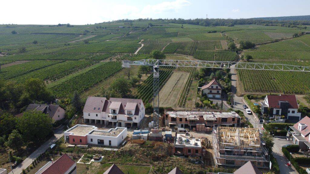 DJI_0245 1024X576 1 | SOVIA CONSTRUCTIONS Découvrez L’Aparté à Rouffach : Résidence de Standing au Cœur du Vignoble Soultz-Haut-Rhin 1
