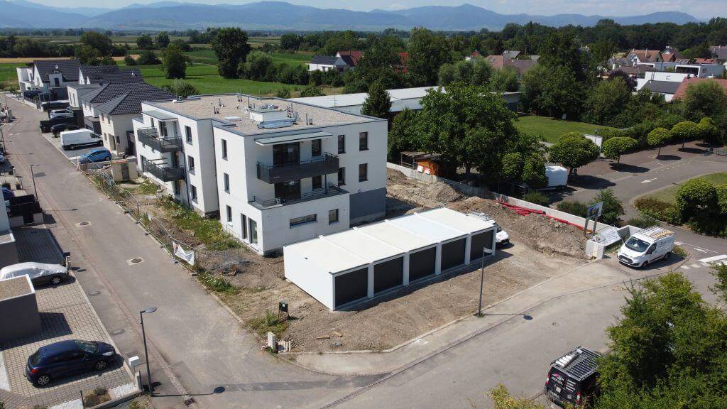Avancement des travaux de Côté Cour à Holtzwihr Soultz-Haut-Rhin 2