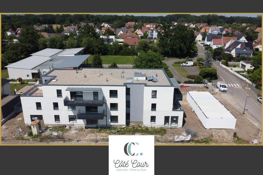 Avancement des travaux de Côté Cour à Holtzwihr Guebwiller