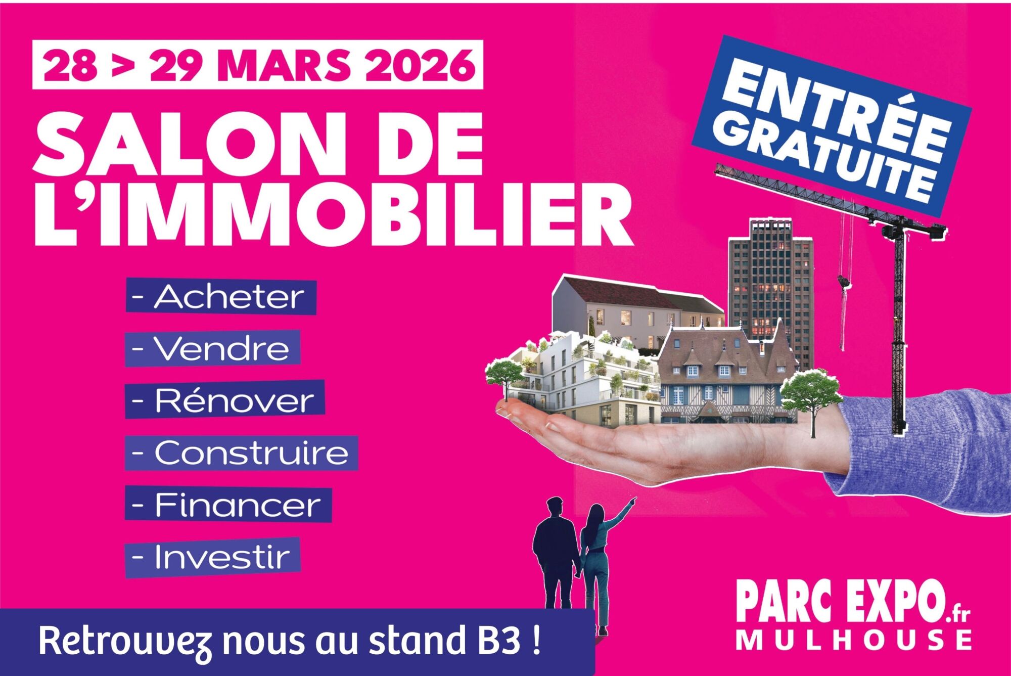 VENEZ NOUS RECONTRER ET DECOUVRIR NOS RESIDENCES | SOVIA CONSTRUCTIONS Participez à la 15ᵉ édition du Salon de l’Immobilier de Mulhouse ! Sélestat 0